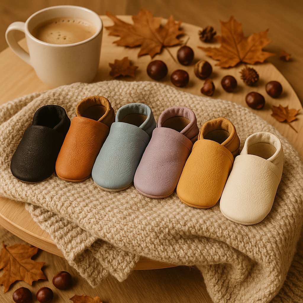 Chaussons bébé cuir souple STEP&GO Cocoon