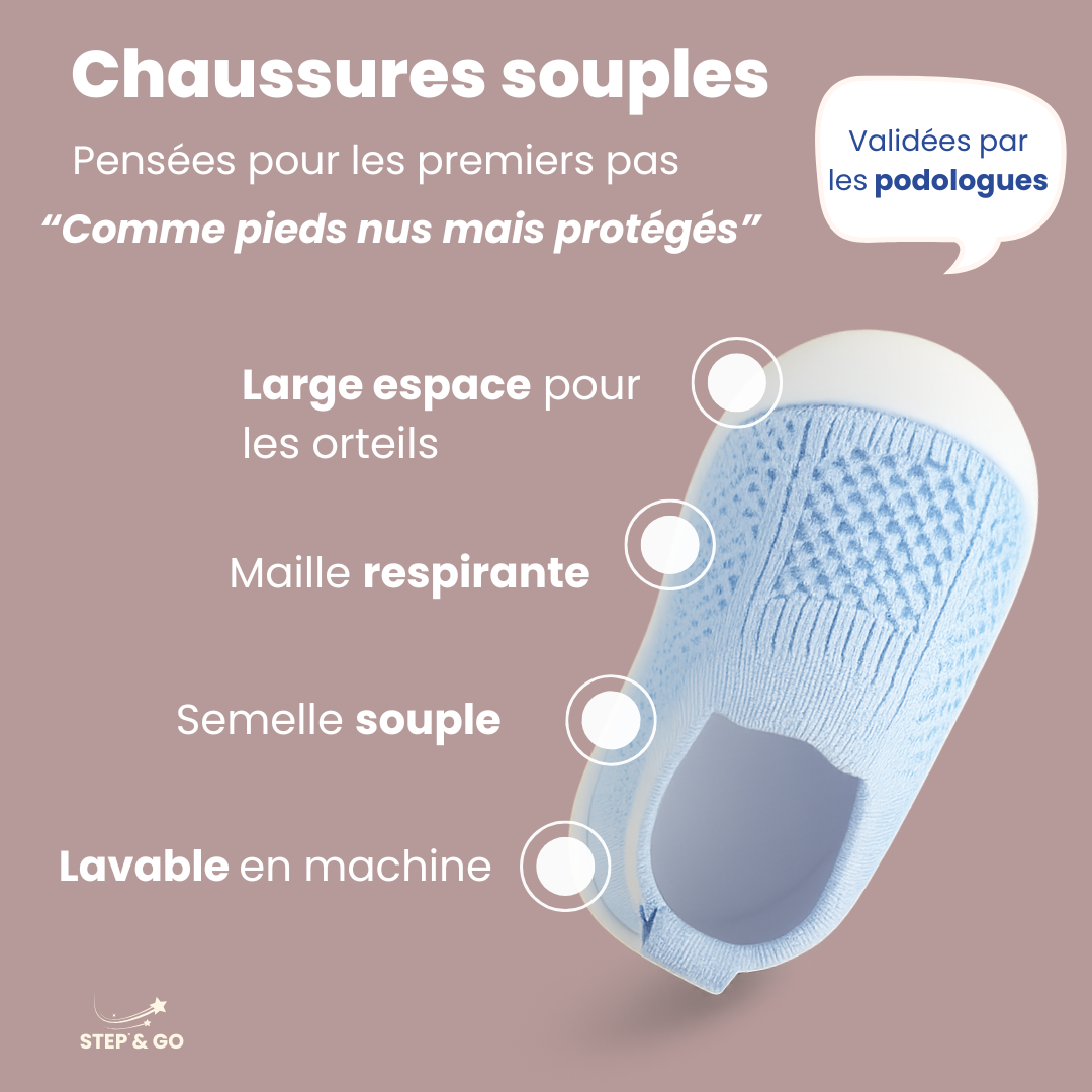 Chaussures souples Premiers Pas STEP&GO Liberty